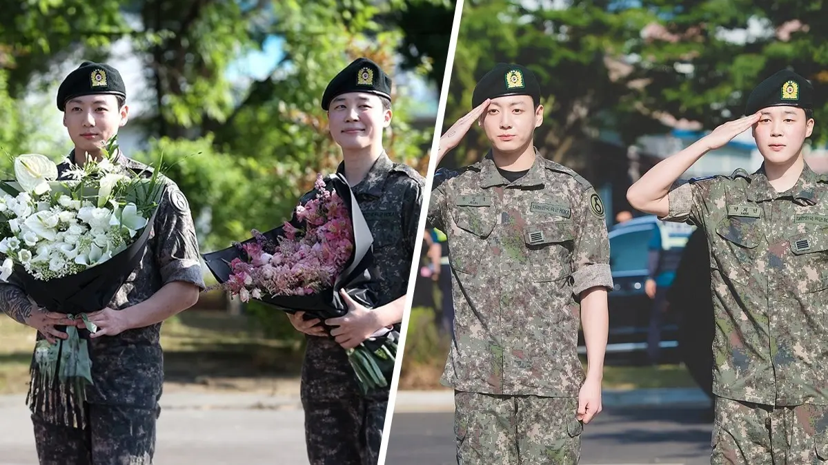 First Pics | BTS Stars Jimin, Jungkook Return From Military Service