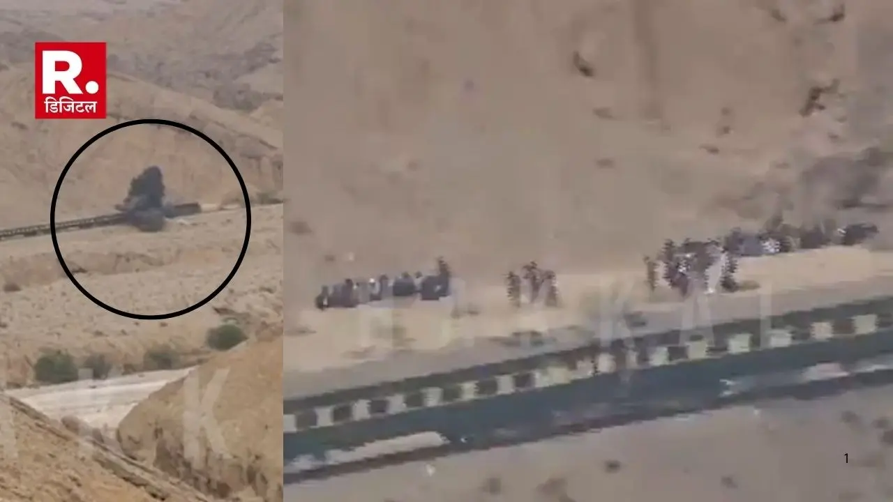 First video of Pakistan Jaffar Express train hijacking