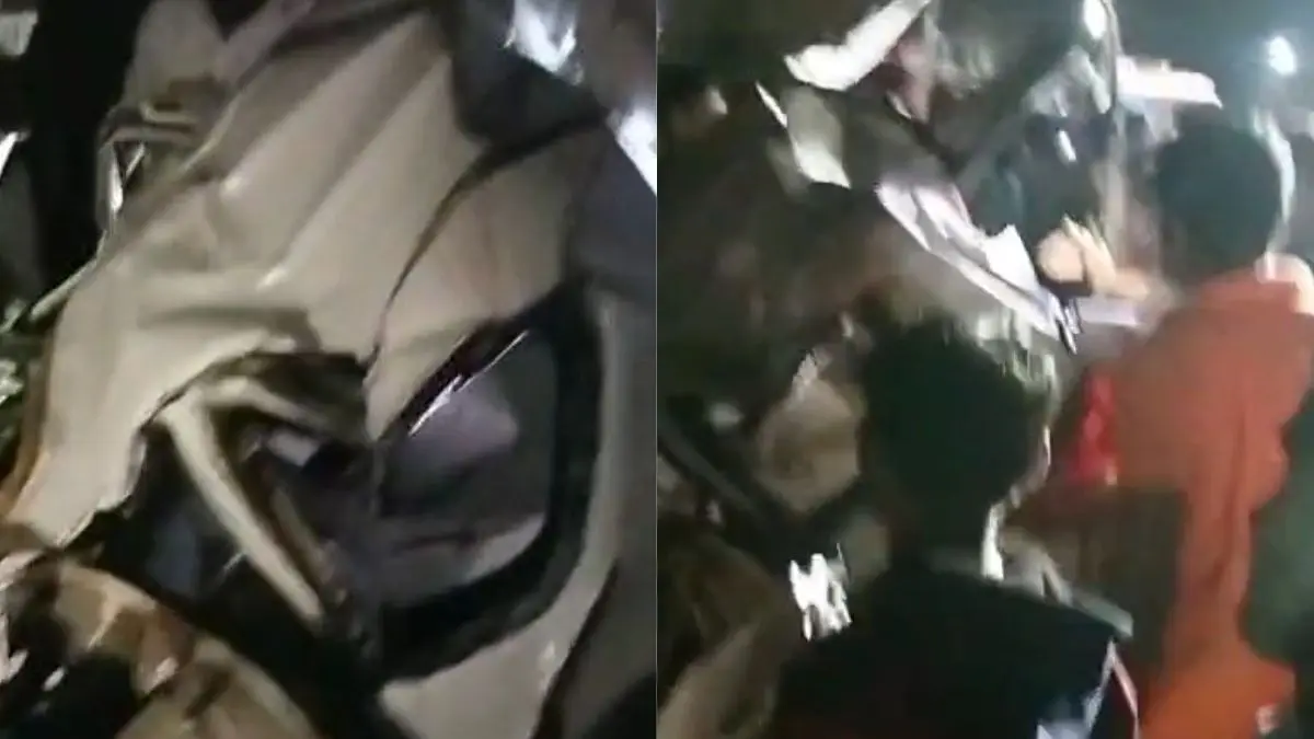 Five Devotees Killed, One Injured in Crash on Solapur–Pune Highway During Pilgrimage Visit Five Devotees Killed, One Injured in Crash on Solapur–Pune Highway During Pilgrimage Visit