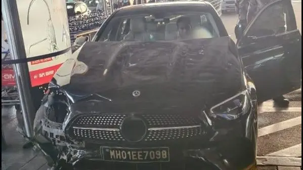 Five injured at Mumbai airport as out of control Merc hits them; driver arrested