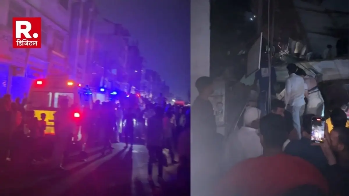 Five-storey building collapses in Indore, many feared trapped under debris