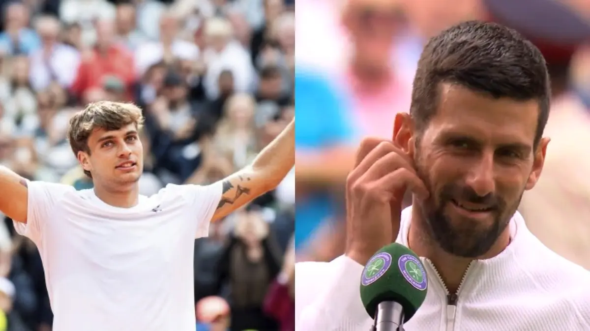 Novak Djokovic vs. Flavio Cobolli, Live Streaming, Wimbledon 2025 Quarter-Final: When And Where to Watch LIVE Flavio Cobolli (L), Novak Djokovic (R)