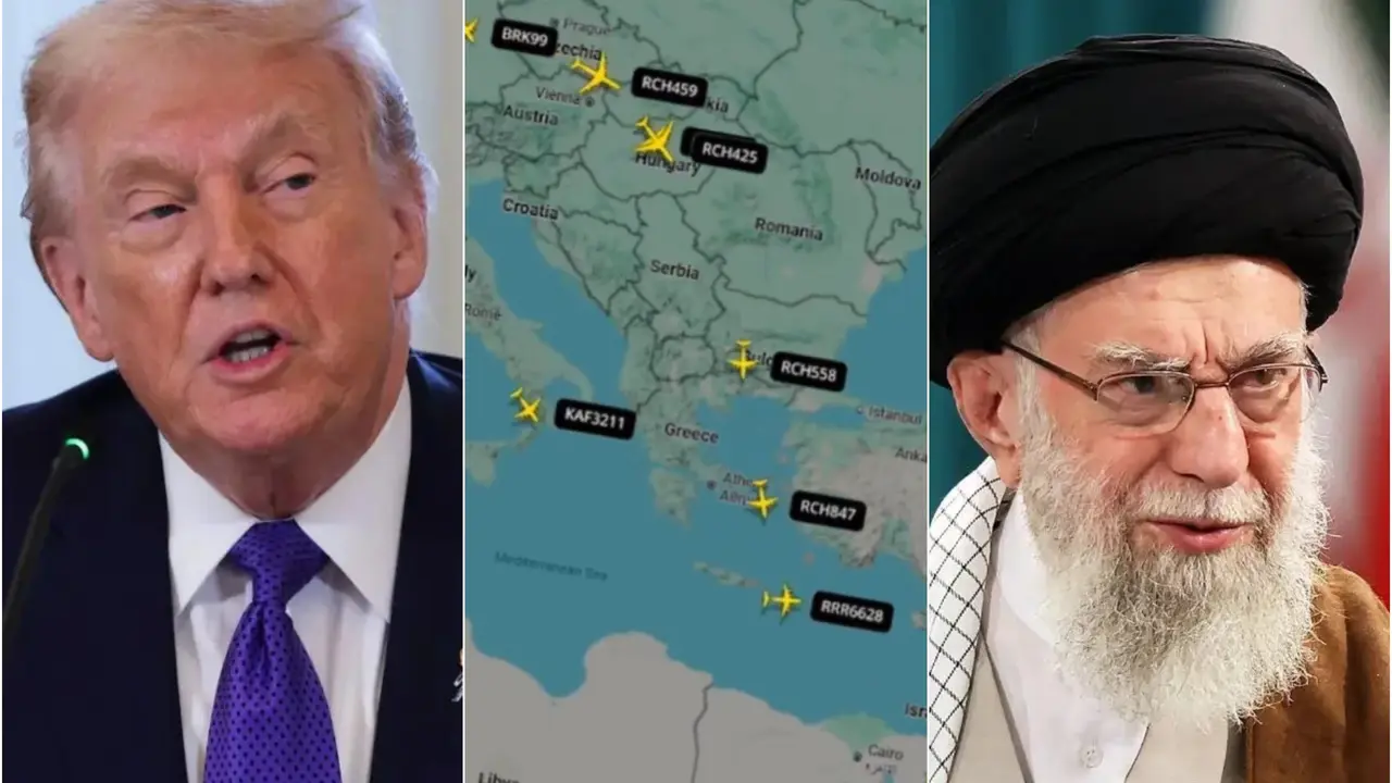 Flight Radar Shows US Air Force Refuellers Orbit Middle East | Will Trump Attack Iran? Flight Radar Shows US Air Force Refuellers Orbit Middle East | Will Trump Attack Iran?