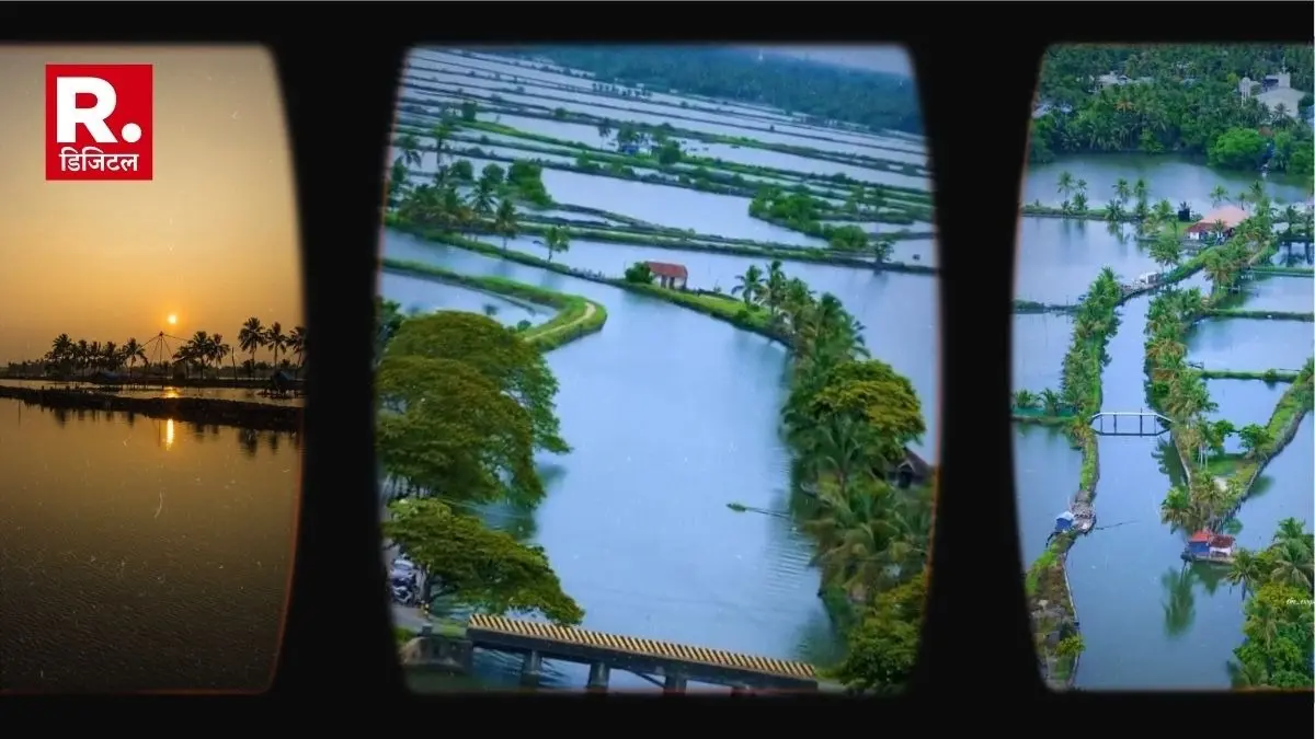 Floating village of india Kadamakkudy trip anand mahindra