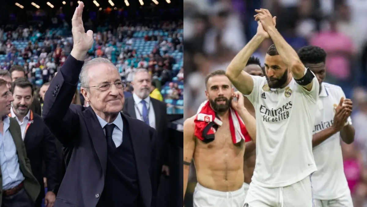 'Never Say No': Karim Benzema Addresses Speculations Around His Real Madrid Return, Namedrops Los Blancos President Florentino Perez Florentino Perez and Karim Benzema