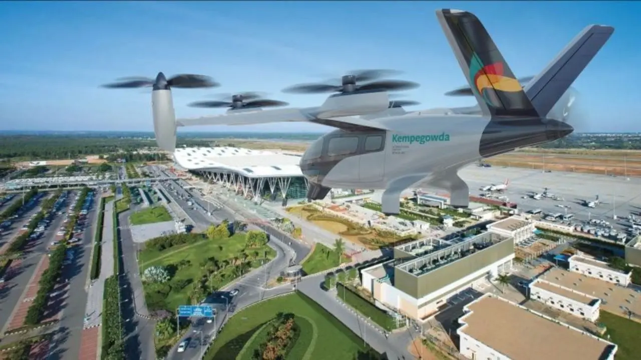 Bengaluru Airport to launch electric flying taxis to let commuters escape city traffic Flying taxi