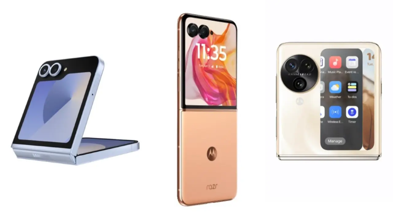 Best foldable smartphones in India: Samsung Galaxy Z Flip 6, Motorola Razr 50 Ultra, more Foldable phones in India