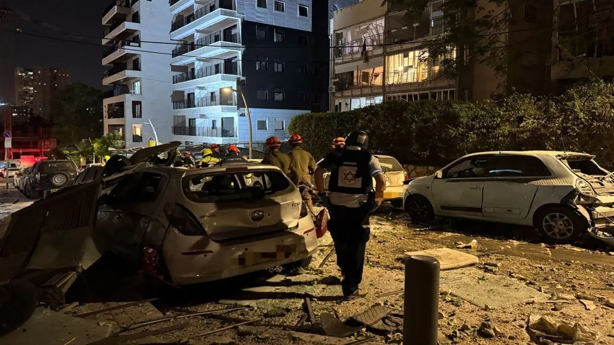 Footage Captures Massive Destruction In Tel Aviv After Barrage Of Iranian Missiles Strike Israel
