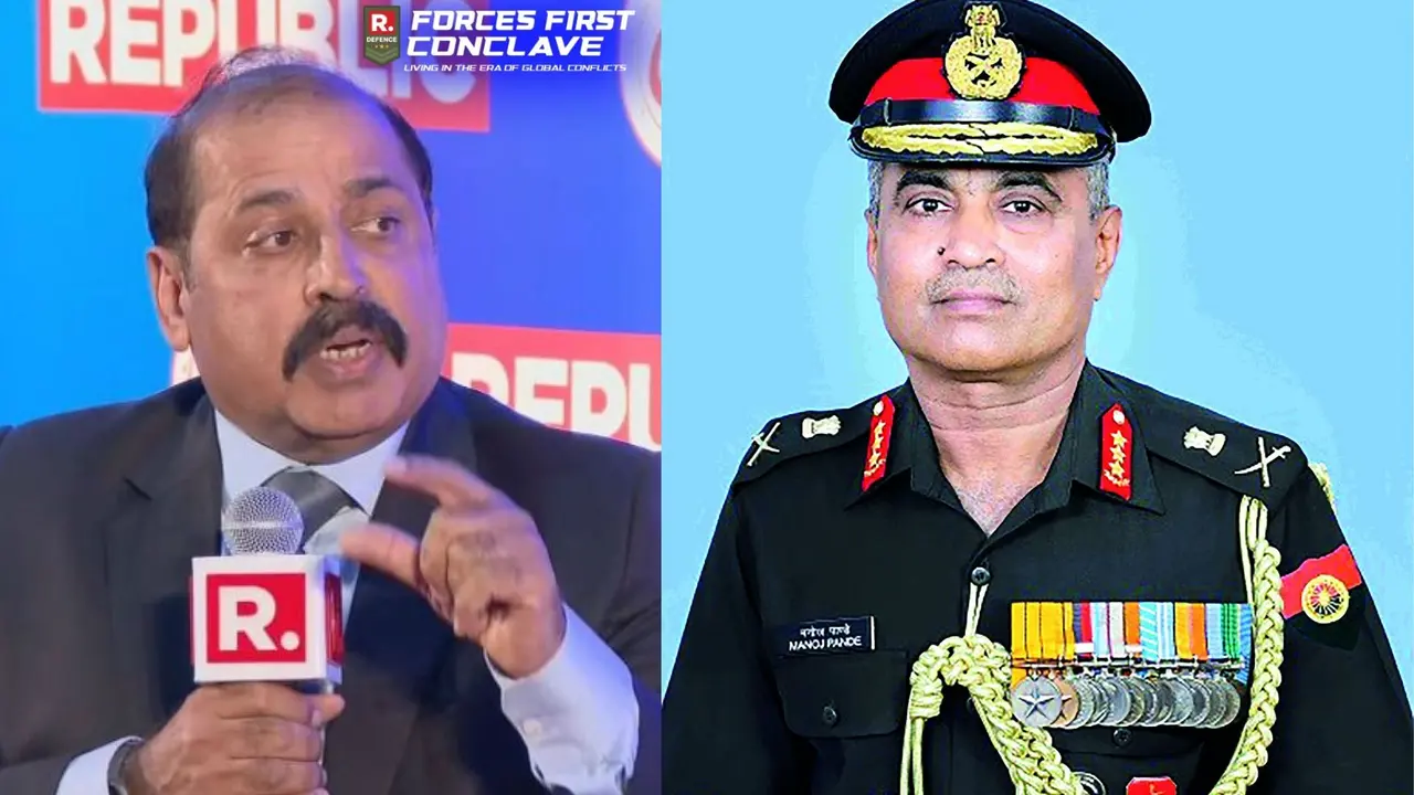 Forces First Conclave ex army chief Gen Manoj Pande ex Air Chief Marshal RKS Bhadauria