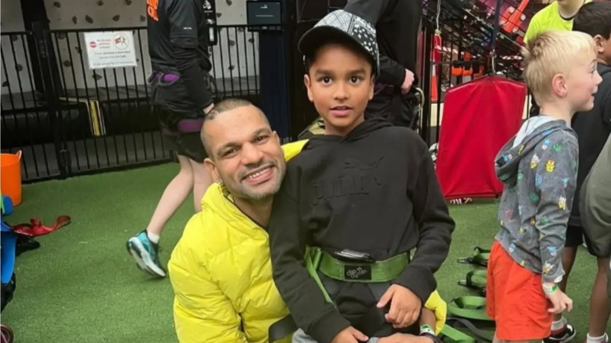 'Always There For You': Former India Batter Shikhar Dhawan Pens Down Emotional Note For His Son Zoraver On Father's Day Former India cricketer Shikhar Dhawan with his son Zoraver