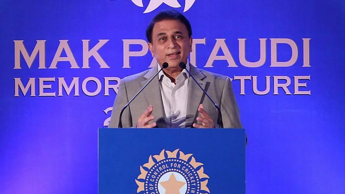 Former Indian cricketer Sunil Gavaskar