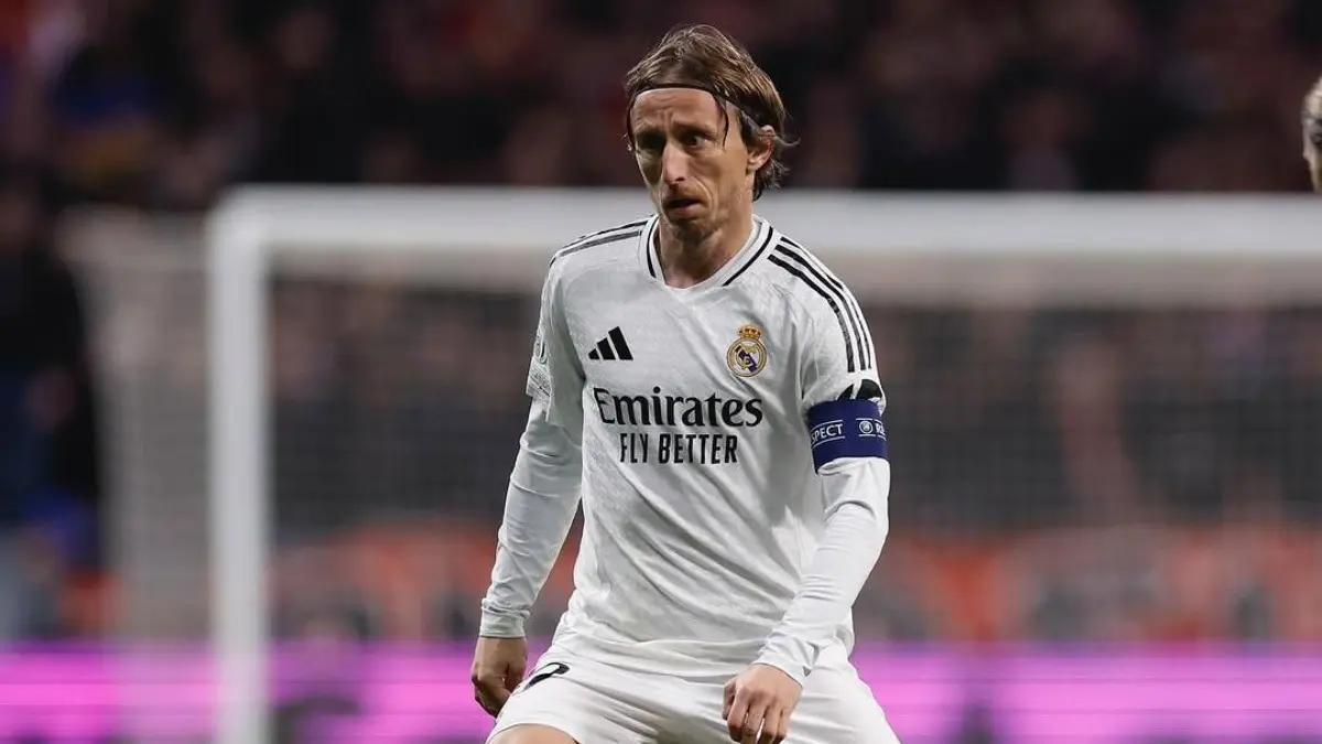 Former Real Madrid player Luka Modric
