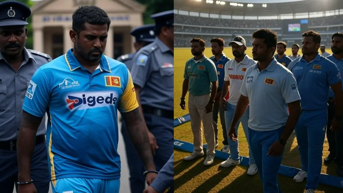 Ex-Sri Lankan Cricketer, Son Of Former Health Minister, Arrested On Corruption Charges Former Sri Lankan cricketer is arrested for corruption charges