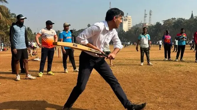 Former UK PM Rishi Sunak visits Mumbai
