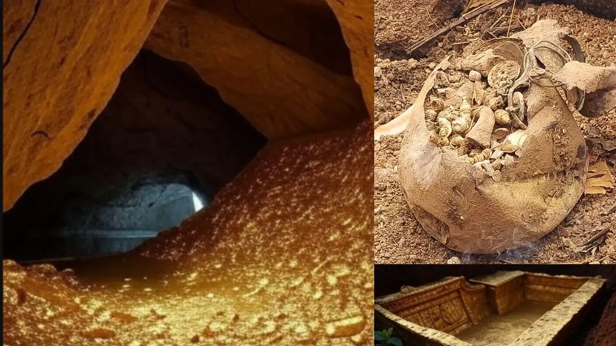 found old gold in soil india