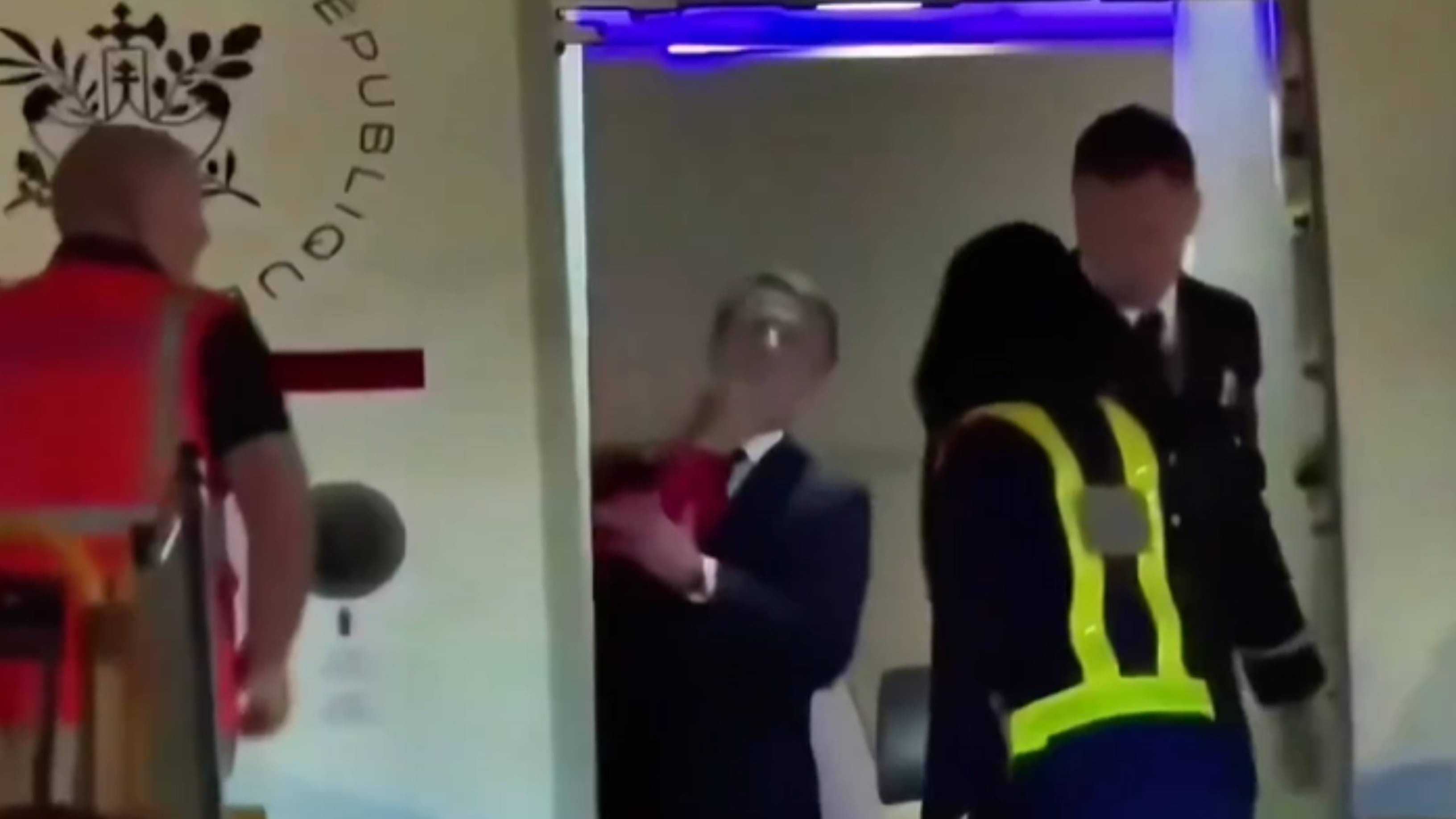 Emmanuel Macron and Brigitte Macron