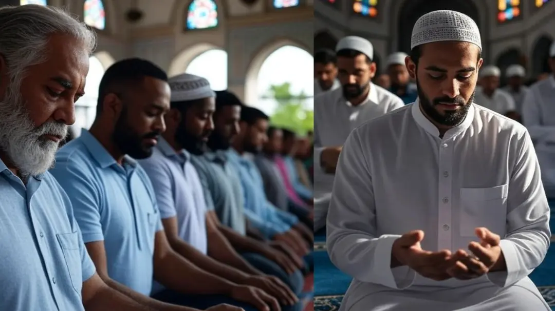 Friday prayer in Malaysia