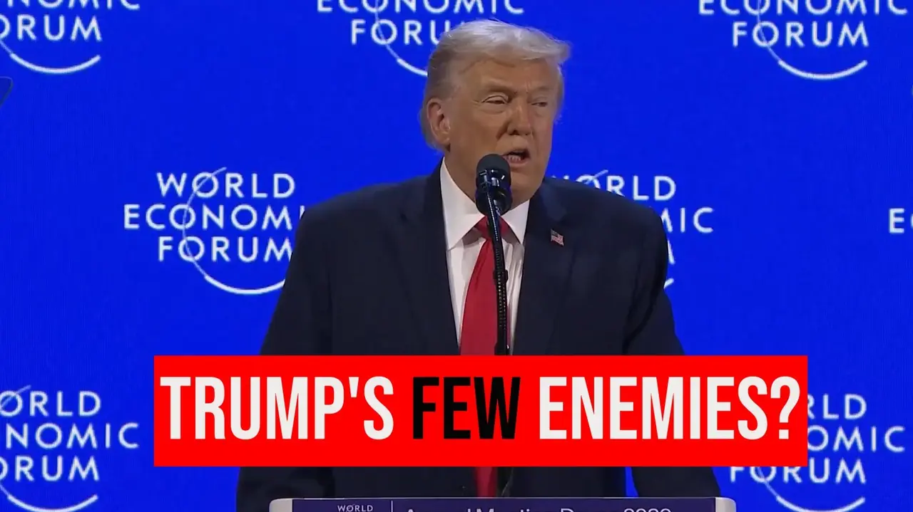 'Friends & FEW Enemies': Trump's Opening Remark Draws Laughter At WEF 'Friends & FEW Enemies': Trump's Opening Remark Draws Laughter At WEF