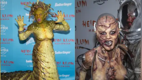From a Giant Worm to Goddess Kali: Heidi Klum's Top 5 Epic Halloween Looks