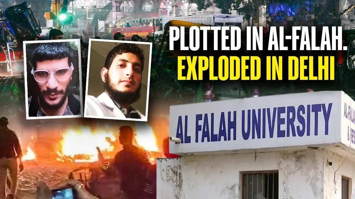 From Al-Falah to Red Fort: How Muzamil, Umar Planned Delhi Blast from Room 13 From Al-Falah to Red Fort: How Muzamil Planned Delhi Blast from Room 13