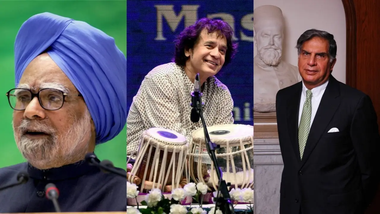 From Ratan Tata to Zakir Hussain to Manmohan Singh: The Legends We Lost in 2024 From Ratan Tata to Zakir Hussain to Manmohan Singh: The Legends We Lost in 2024