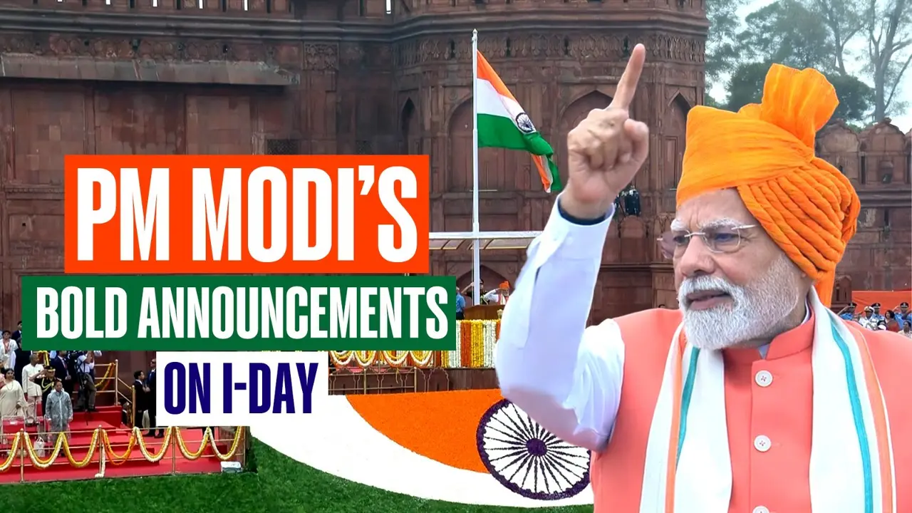 From Semiconductor Chip to Rozgar Yojana: 8 Bold Announcements Made by PM Modi on Independence Day From Semiconductor Chip to Rozgar Yojana: 8 Bold Announcements Made by PM Modi on Independence Day