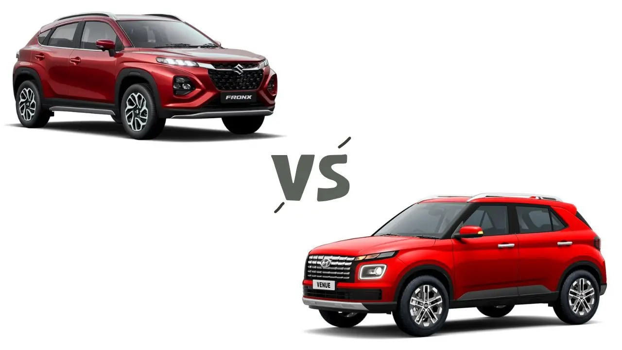 Maruti Suzuki Fronx vs Hyundai Venue - Which Turbo Petrol SUV to Choose Under ₹10 Lakh? Fronx vs Venue
