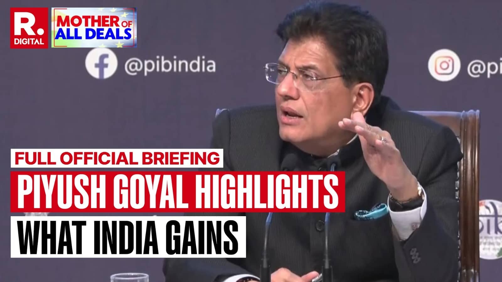 FTA Opens EU Markets For Exports Worth Rs 6.4 Lakh Crore From Various States In India: Piyush Goyal