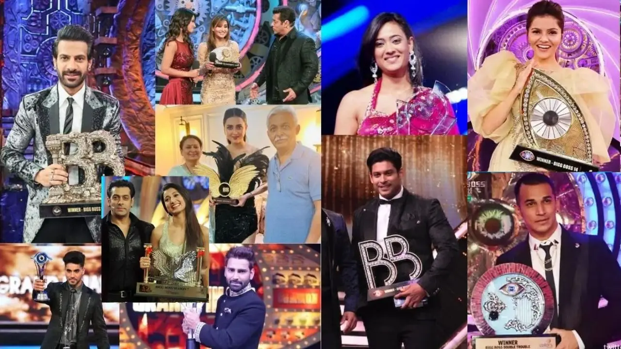 Full Winners List Of Bigg Boss Season 1 To 18: From Rahul Roy, Shweta Tiwari To MC Stan And Karan Veer Mehra