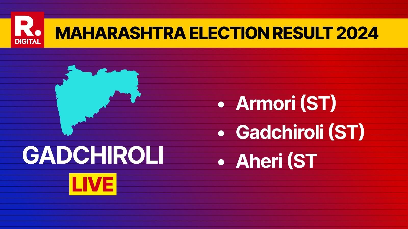 Gadchiroli Assembly Election 2024 Armori, Gadchiroli, Aheri Election