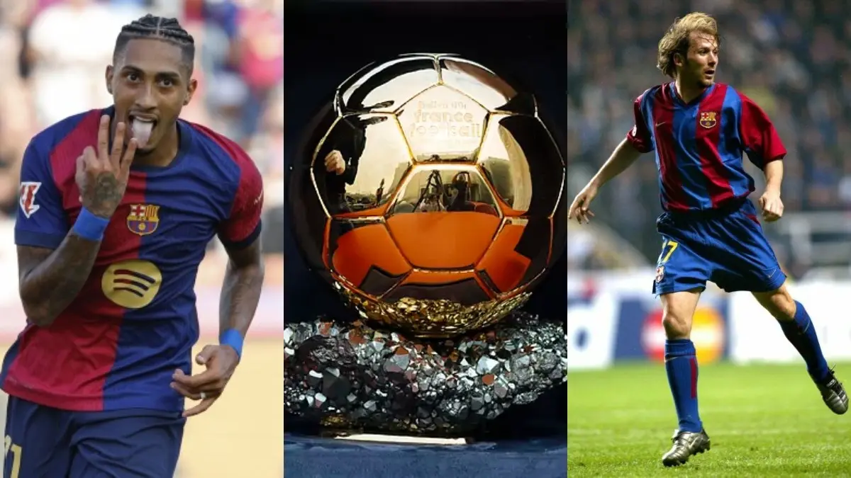 Gaizka Mendieta names Raphinha as his Ballon D Or pick.