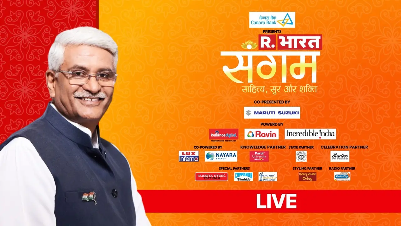 India's Culture Reclaiming its Glory: Gajendra Shekhawat Addresses Republic Bharat 'Sangam' Summit Gajendra Singh Shekhawat at R Bharat Sangam