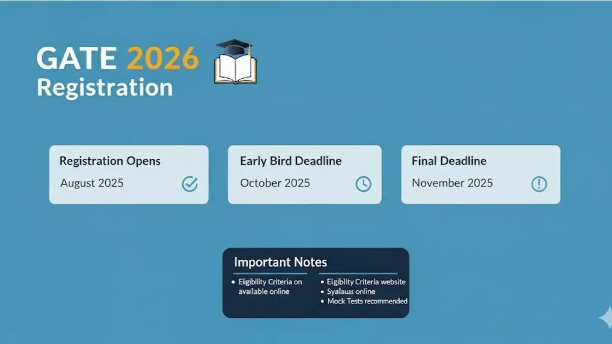 GATE 2026 Registration Begins