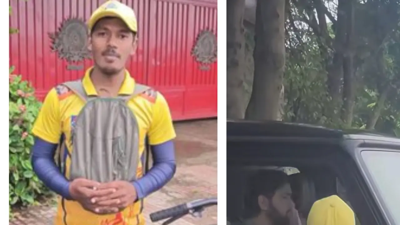 Fan Cycles 1,200 Km to Meet Dhoni, Camps for Days but Leaves Disappointed Gaurav has been actively sharing his story on social media.