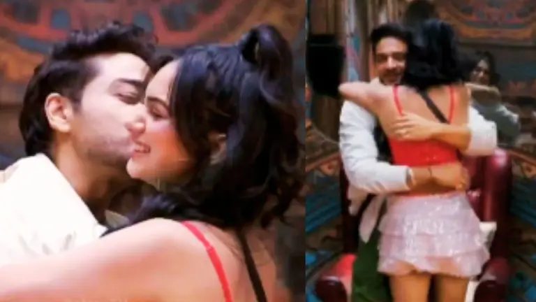 Bigg Boss 19 के घर में पत्नी को देखकर इमोशनल हुए गौरव खन्ना, नेशनल TV पर किया KISS तो अमाल ने मूंद ली आंखें; VIDEO Gaurav Khanna