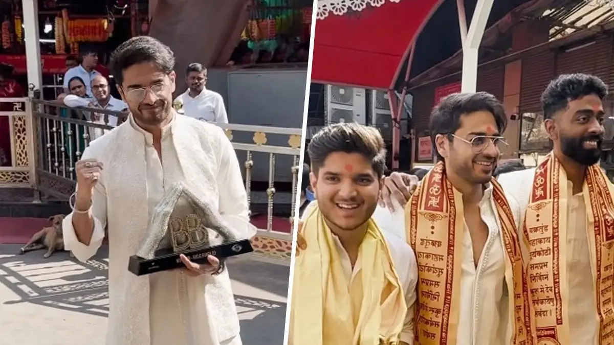 Gaurav Khanna celebrates birthday at Siddhivinayak Temple in Mumbai