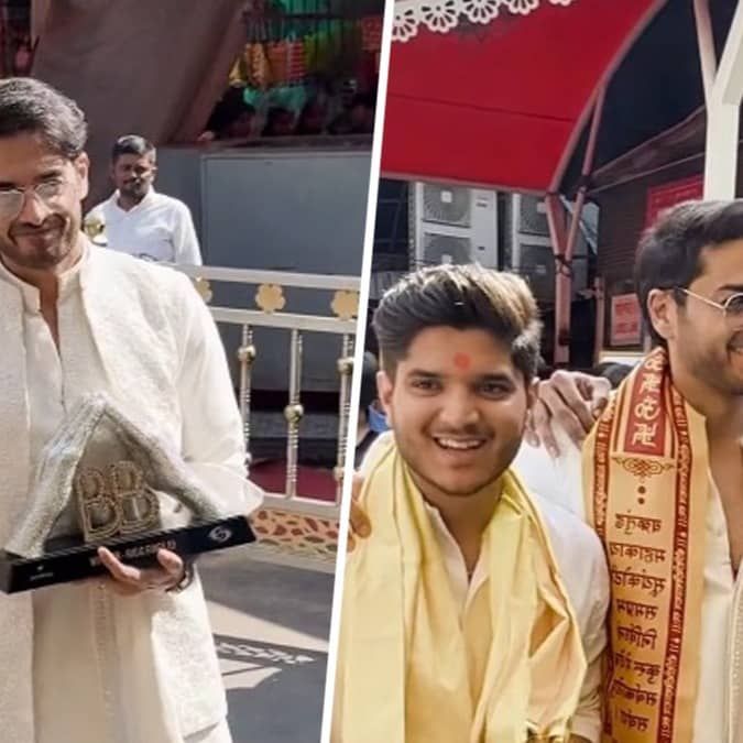 Gaurav Khanna celebrates birthday at Siddhivinayak Temple in Mumbai