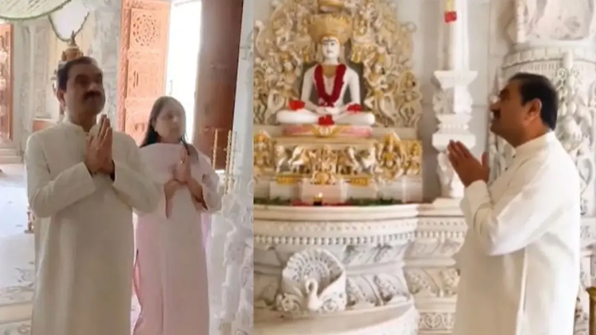 Gautam Adani Offers Prayers At Ahmedabad’s Jain Temple After SEBI Clean Chit In Hindenburg Case Gautam Adani Offers Prayers At Ahmedabad’s Jain Temple After SEBI Clean Chit In Hindenburg Case