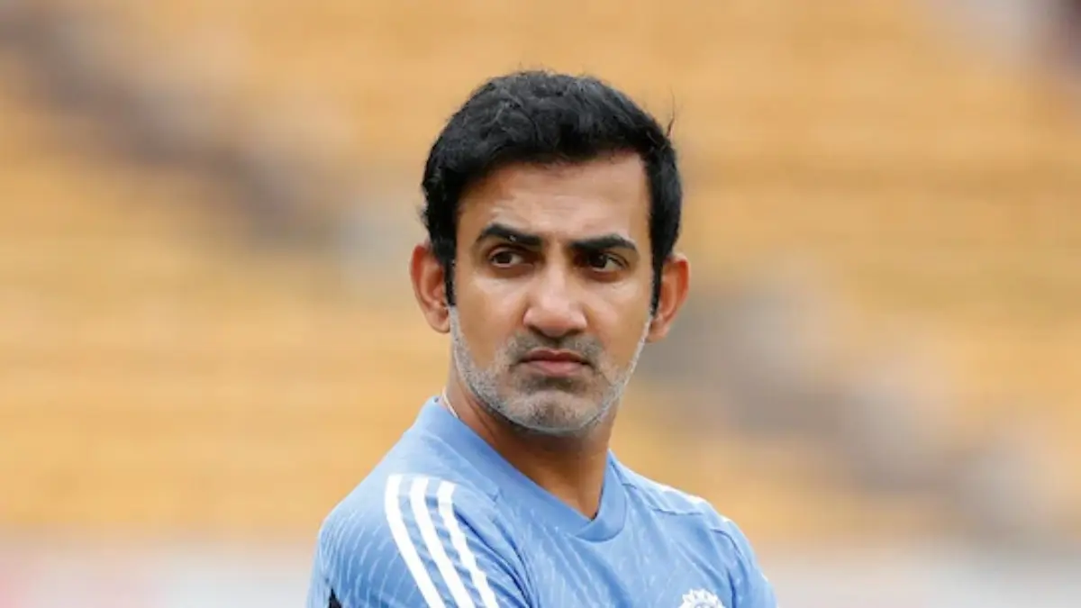 Gautam Gambhir during New Zealand's tour of India in 2024