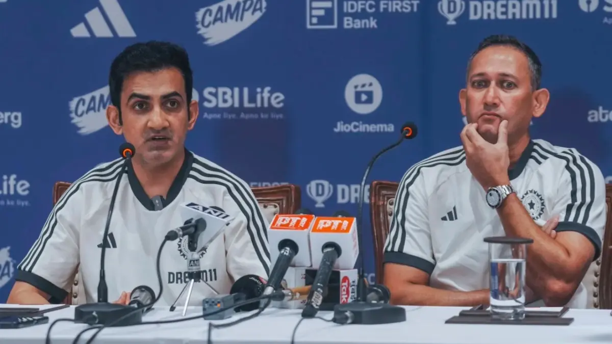 Gautam Gambhir and Ajit Agarkar