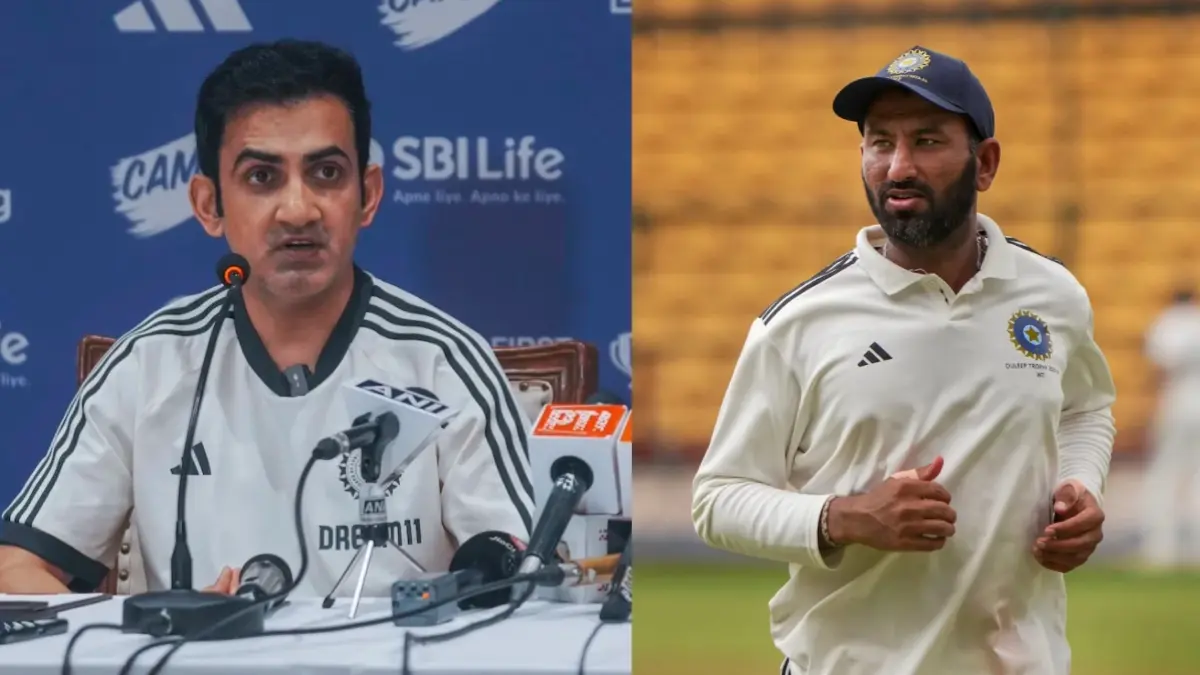 'When Are You Retiring?': Cricket Fans Troll Gautam Gambhir For Sharing Heartfelt Post on Cheteshwar Pujara's Retirement Gautam Gambhir and Cheteshwar Pujara