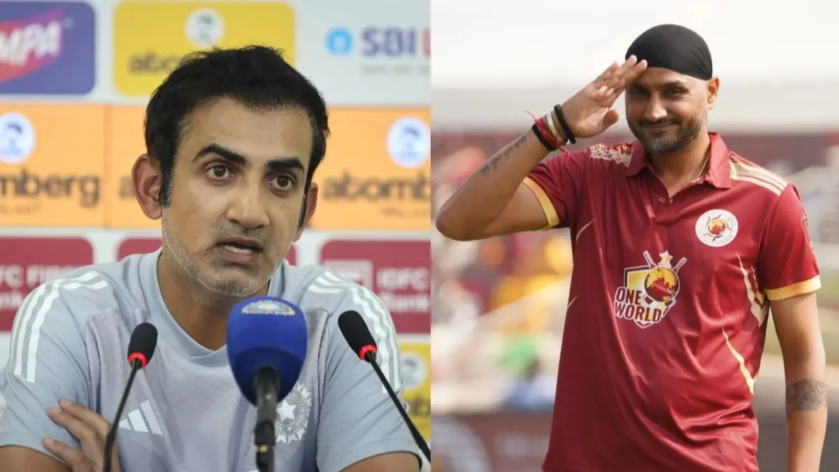 Gautam Gambhir and Harbhajan Singh