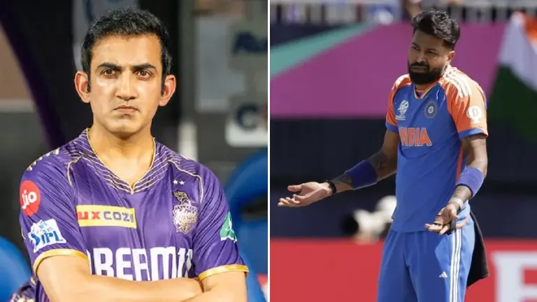 Hardik Pandya gets a royal snub by Gautam Gambhir in SL series as GG favours Surya and Shubman Gautam Gambhir and Hardik Pandya