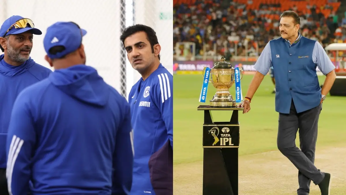 Gautam Gambhir and Ravi Shastri