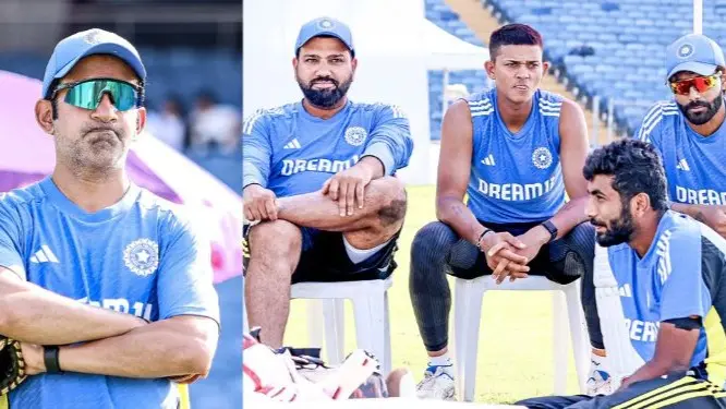 Gautam Gambhir and Team India