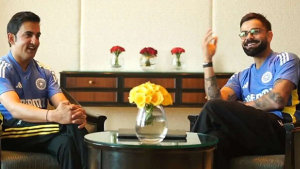 Gautam Gambhir (L), Virat Kohli (R)