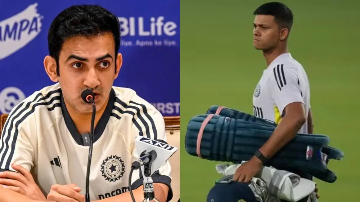 Gautam Gambhir (L), Yashasvi Jaiswal (R)