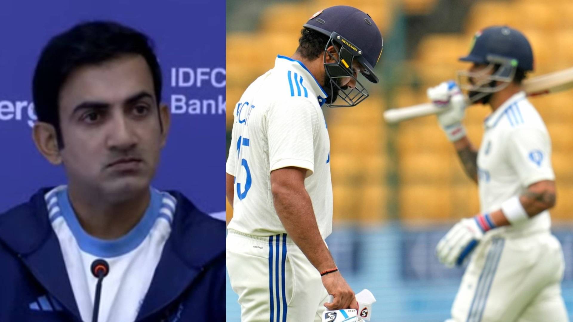 Not At All': Gautam Gambhir Shrugs Off Concerns Over Rohit Sharma & Virat Kohli's Form Before BGT | Republic World