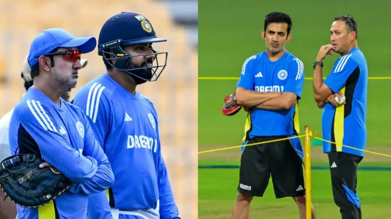 Gautam Gambhir, Rohit Sharma and Ajit Agarkar