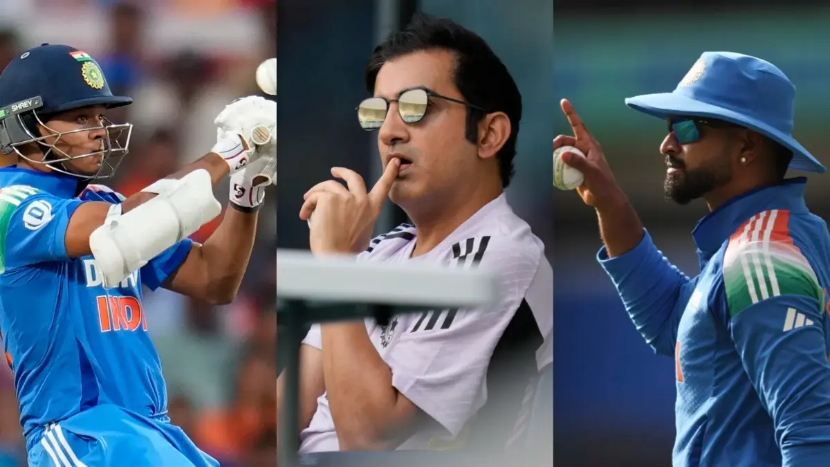 Gautam Gambhir, Shreyas Iyer and Yashasvi Jaiswal